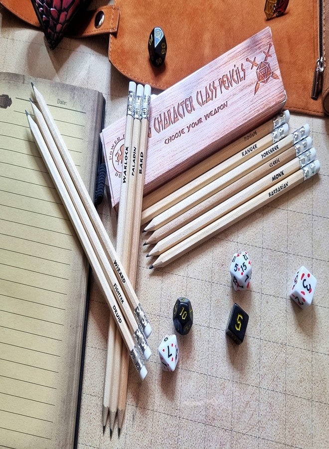 Power Beast Dungeon 12 Character Class Pencils for Dungeons and Dragons, D&D, Dungeon Master Gift, DND, D&D 5e, Pathfinder, Role Playing Games. - Image 5